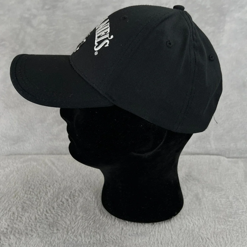 Jack Daniels Old No 7 Hat Black Whiskey Embroidered Logo Strapback Baseball Cap